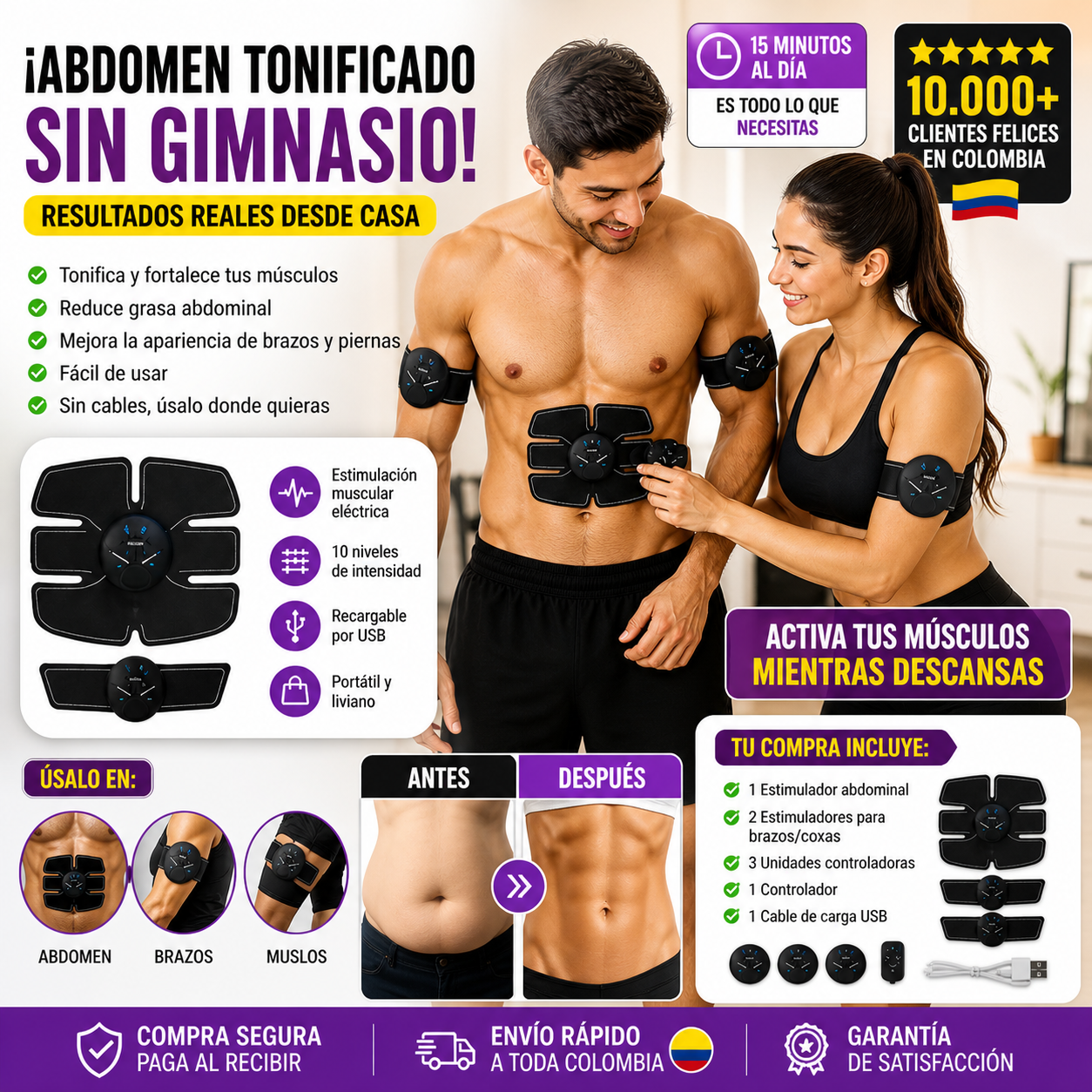 Ejercitador Muscular Abdominal